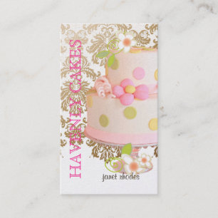 Vintage, Trouwtaart/Bakkerij/Pâtisserie Visitekaartje