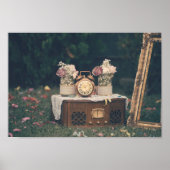 Vintage trouwversiering poster (Voorkant)
