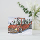 Vintage Truck Postcard Briefkaart (Staand voorkant)