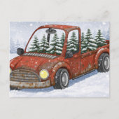 Vintage Truck Postcard Briefkaart (Voorkant)