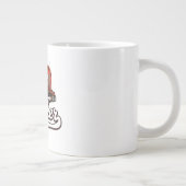 Vintage truckerlogo grote koffiekop (Rechts)