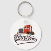 Vintage truckerlogo sleutelhanger (Achterkant)