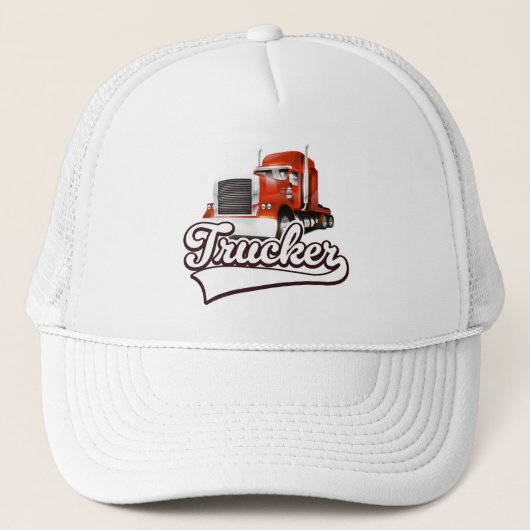 Vintage truckerlogo trucker pet (Voorkant)
