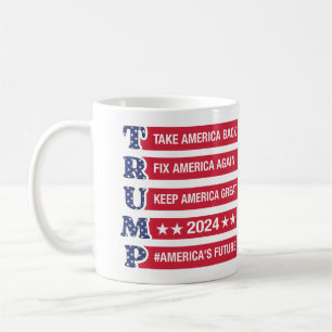 Vintage Trump 2024 Save America Stem Trump 2024 Koffiemok