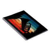 Vintage Tuba Retro Tuba Notitieboek (Rechterzijde)