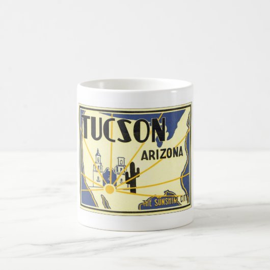 Vintage Tucson Arizona Koffiemok (Center)
