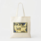 Vintage Tucson Arizona Tote Bag (Voorkant)