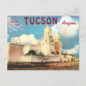 Vintage Tucson Briefkaart (Voorkant)