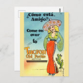 Vintage Tucson Old Pueblo Arizona Briefkaart (Voorkant / Achterkant)