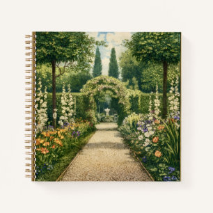 Vintage Tuin Ex Libris Boeklabel Notitieboek