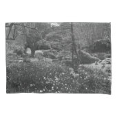 Vintage Tuin Landschap Decoratie Kussensloop (Voorkant)