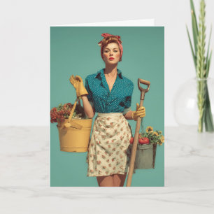 Vintage Tuin Stijl Zelfvertrouwen Kaart