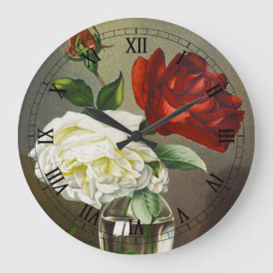 Vintage Tuinachtige Rozen in een gasfase Grote Klok