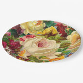 Vintage tuinbouwpartij papieren bordje (Gekanteld)