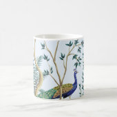 Vintage tuingranaatappelboom, exotische vogel koffiemok (Center)