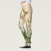 Vintage tuininsecten, bustervliegen, pijlers leggings (Links)