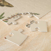 Vintage tuininsecten, bustervliegen, pijlers legpuzzel (Zijkant)