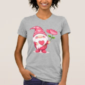 Vintage Tuinkabouter Dames T-shirt - Whimsical Roz (Voorkant)