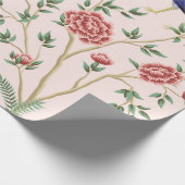 Vintage tuintuintenboom, plant, exotische erwt cadeaupapier (Hoek)