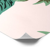 Vintage tuintuintenboom, plant, exotische erwt poster (Hoek)