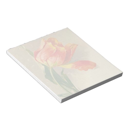 Vintage Tulip Notitieblok (Schuin)