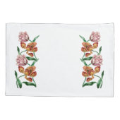 Vintage Tulp Botanische Illustratie Kussensloop (Achterkant)