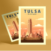 Vintage Tulsa Oklahoma Briefkaart