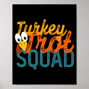 Vintage Turkey Trot Squad Optreden Poster