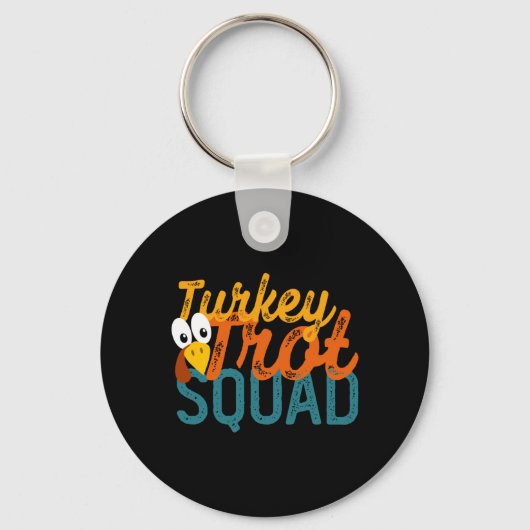 Vintage Turkey Trot Squad Optreden Sleutelhanger (Voorkant)