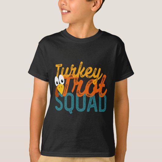 Vintage Turkey Trot-teamoptreden T-shirt (Voorkant)
