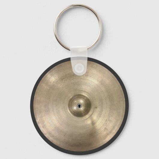 Vintage Turkish Constantinople Cymbal Sleutelhanger (Voorkant)