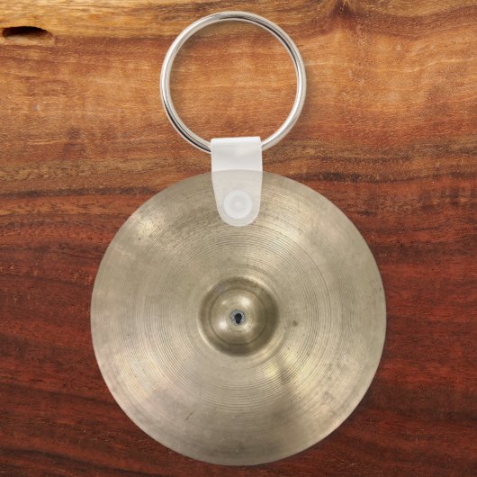 Vintage Turkish Constantinople Cymbal Sleutelhanger (Achterkant)