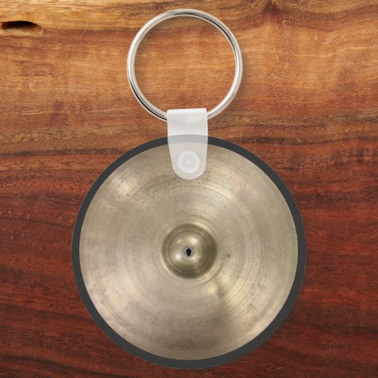 Vintage Turkish Constantinople Cymbal Sleutelhanger (Voorkant)