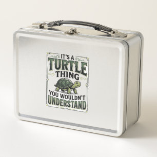 Vintage Turtle Ding Fun T-shirt voor Turtle Liefhe