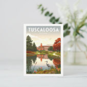 Vintage Tuscaloosa Alabama Briefkaart (Staand voorkant)