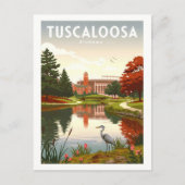 Vintage Tuscaloosa Alabama Briefkaart (Voorkant)