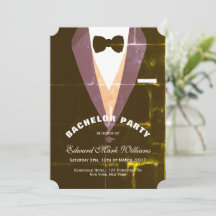 Vintage Tuxedo Jonggezellenfeest