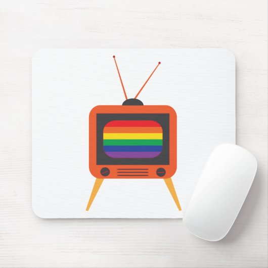 Vintage TV Muismat (Met muis)