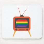 Vintage TV Muismat (Voorkant)