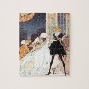 Vintage Twaalf Dansende Prinsessen door Kay Nielse Legpuzzel