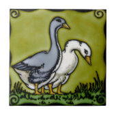 Vintage Twee Eenden Tegeltje (Voorkant)