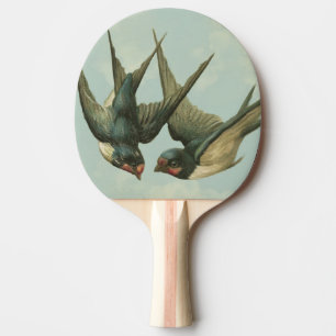 Vintage twee slikt tafeltennisbatje
