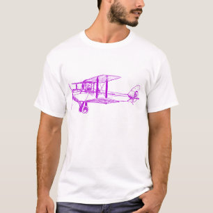 Vintage Tweedekker - Paars T-shirt