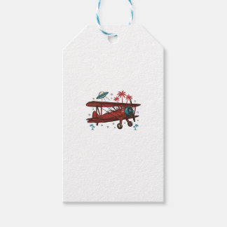 Vintage tweedekker UFO Tropisch Reisoverhemd Ontwe Cadeaulabel