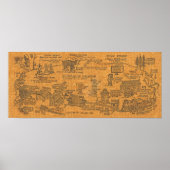 Vintage Tweetsie Railroad 1960 Poster (Voorkant)