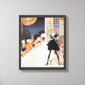 Vintage Twelve Dancing Princesses van Kay Nielsen Canvas Afdruk (Voorkant)