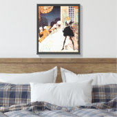 Vintage Twelve Dancing Princesses van Kay Nielsen Canvas Afdruk (Insitu (Slaapkamer))