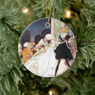 Vintage Twelve Dansende Prinsessen door Kay Nielse Keramisch Ornament
