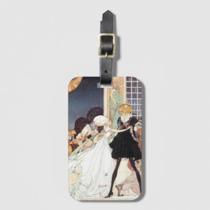 Vintage Twelve Dansende Prinsessen van Kay Nielsen Bagagelabel