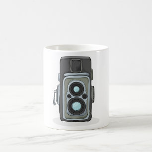 Vintage Twin Lens Reflex TLR-camera Koffiemok